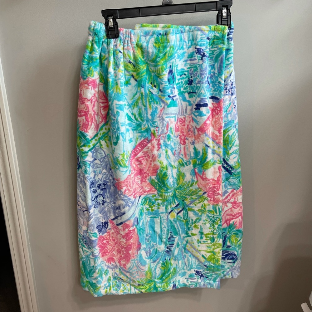 Lilly Pulitzer towel wrap
